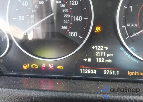 2013 BMW 328I из США, поврежденный, VIN WBA3C1C52DK103901